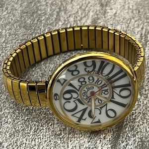Betsey Johnson Gold Watch